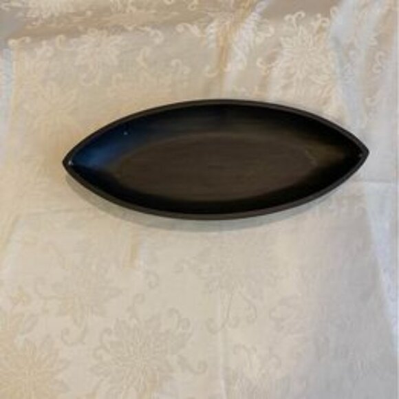 Decorative Wooden Tray - 17 1/2 L x 7 1/2 W - Picture 1 of 2